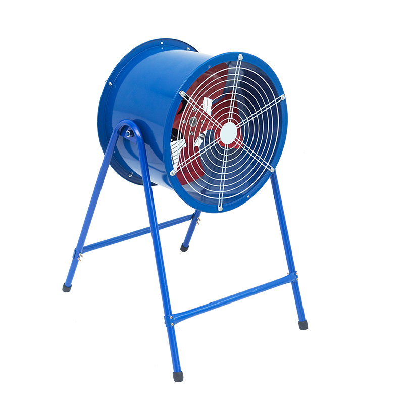براکت عمودی پنوماتیک Blue Flow Axial Fan Industrial ، فن اگزوز قدرتمند از نوع با قدرت بالا